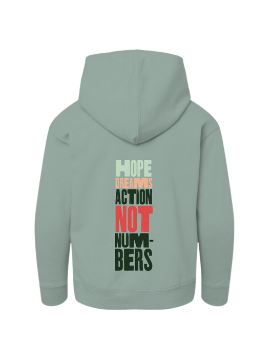 Hoodie for Kids – Dusty Green (Pre-Order)