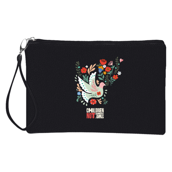 Black Dove Wrist Bag