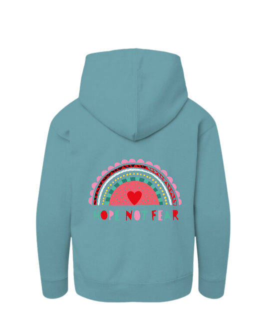 Rainbow Hoodie for Kids – Seafoam (Pre-Order)