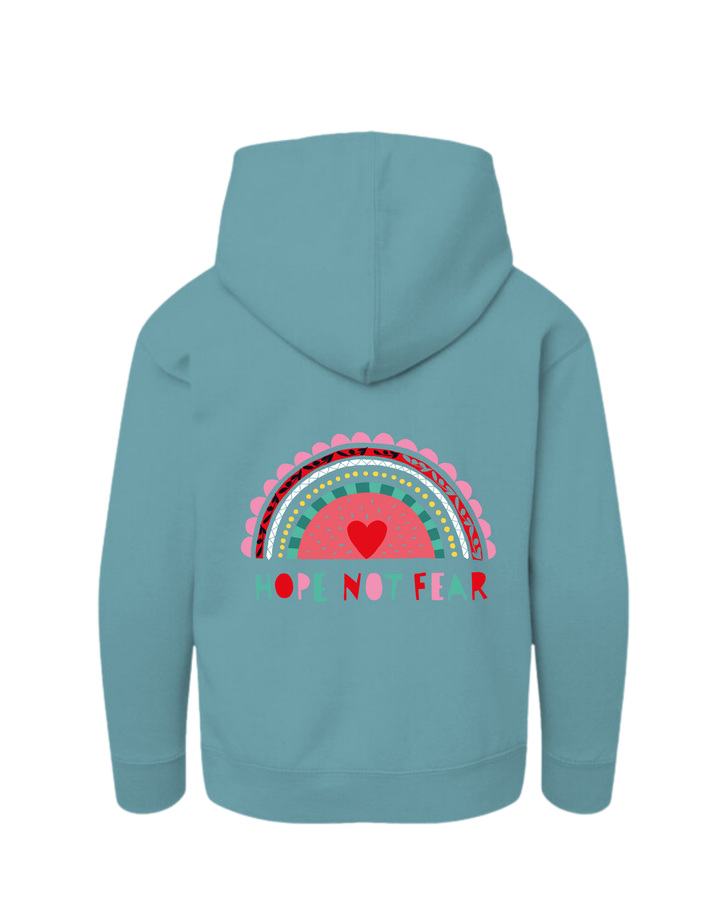 Rainbow Hoodie for Kids – Seafoam (Pre-Order)