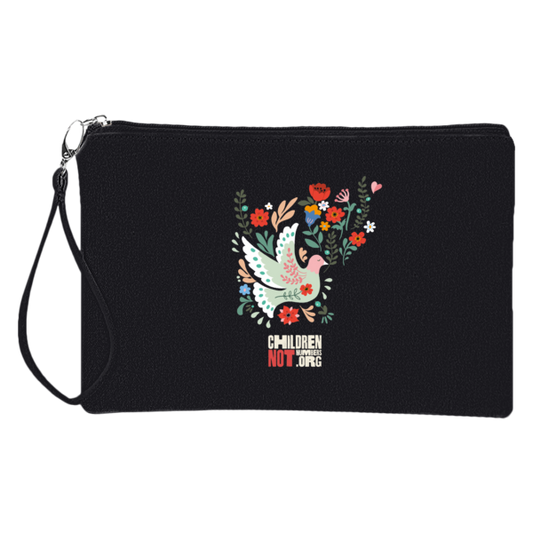 Black Dove Wrist Bag