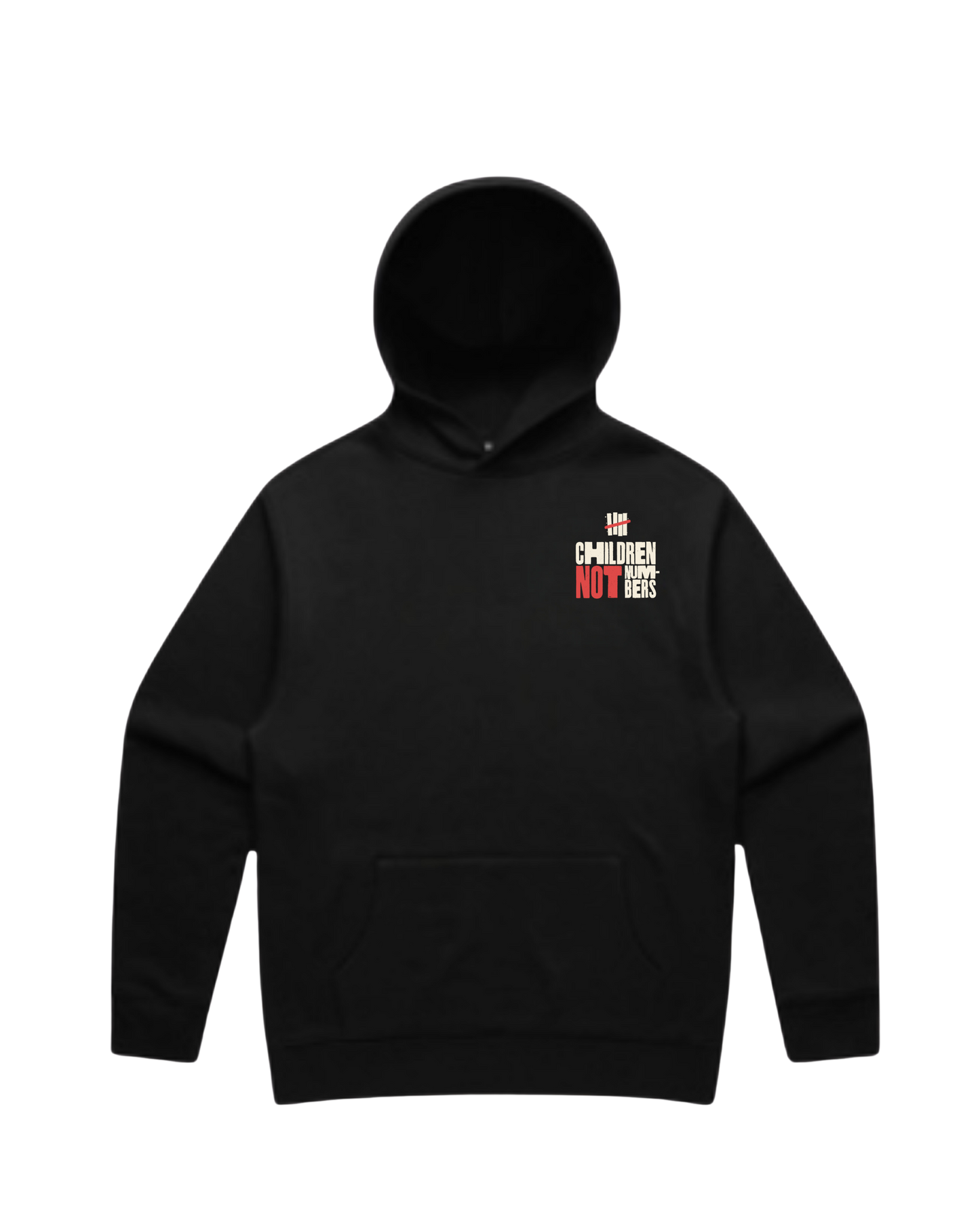 Rainbow Hoodie for Kids – Black