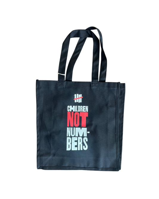 Black Children Not Numbers Tote Bag